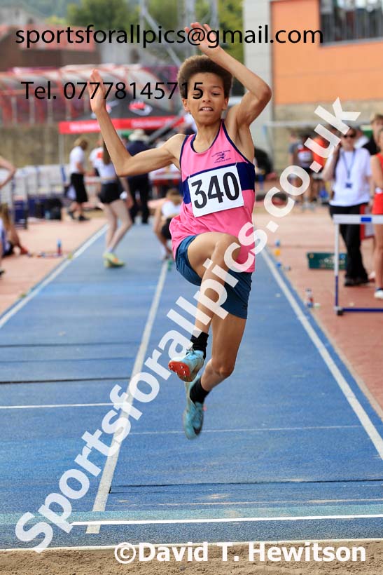 Long Jump, 2024 Gateshead Tartan Games.  Photo: David T. Hewitson/Sports for All Pics